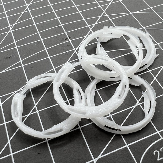 Slim 3.6mm spacer ring for Miyota 2035 watch case, fits 19-35mm, ensures secure mounting and precision.