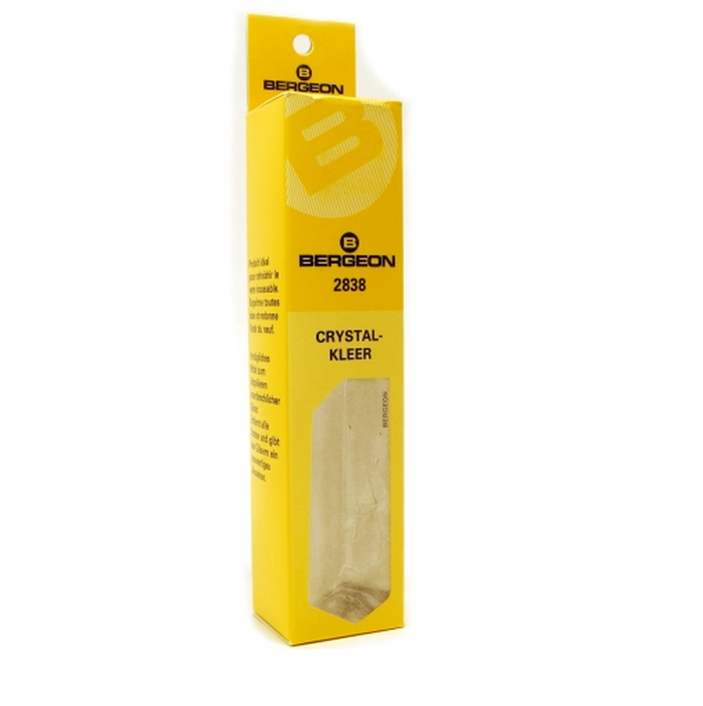 Bergeon 2838 Crystal Kleer acrylic polish compound for watch glass cleaning and restoration