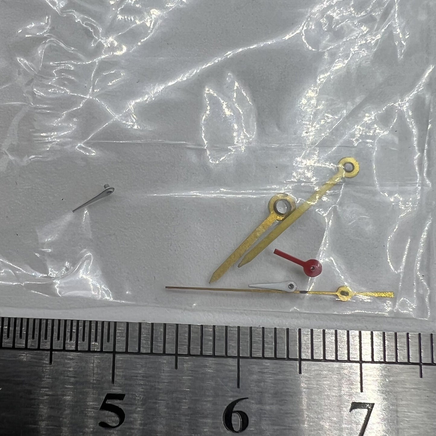 Weiße, spitze 13 mm rote Sekundenzeiger für Miyota OS10 OS20 OS60 OS80