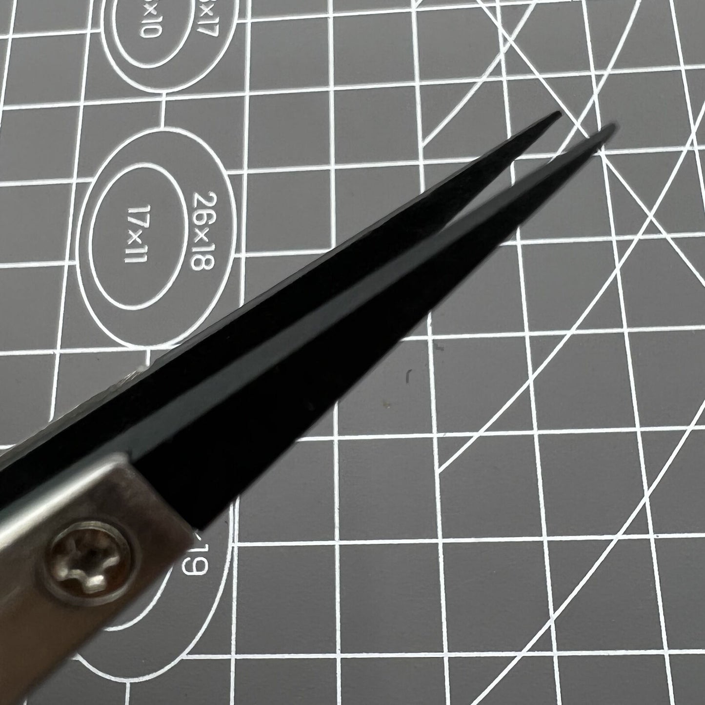 Pince à épiler en acier inoxydable, tête en fibre de carbone, outil de réparation de montres