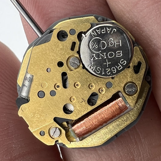 Miyota 6L12 Japan quartz movement with date at 3 o'clock, single calendar for watch accessories