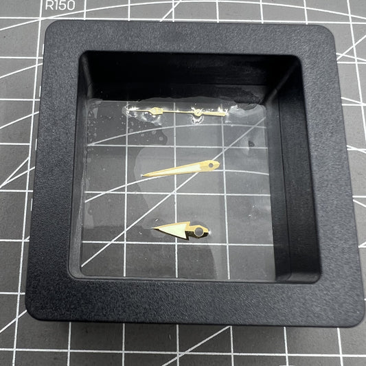 New C3 green luminous watch hands set by P1-7-C for NH35/36/4R/6R automatic movements