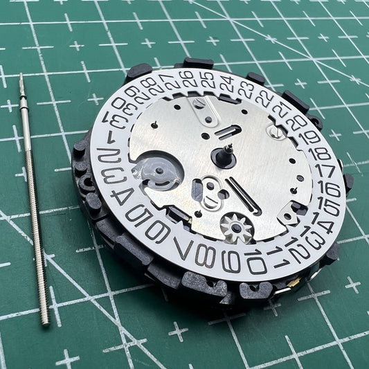 Hattori VR32 Japan quartz chronograph watch movement for precision timekeeping and repair