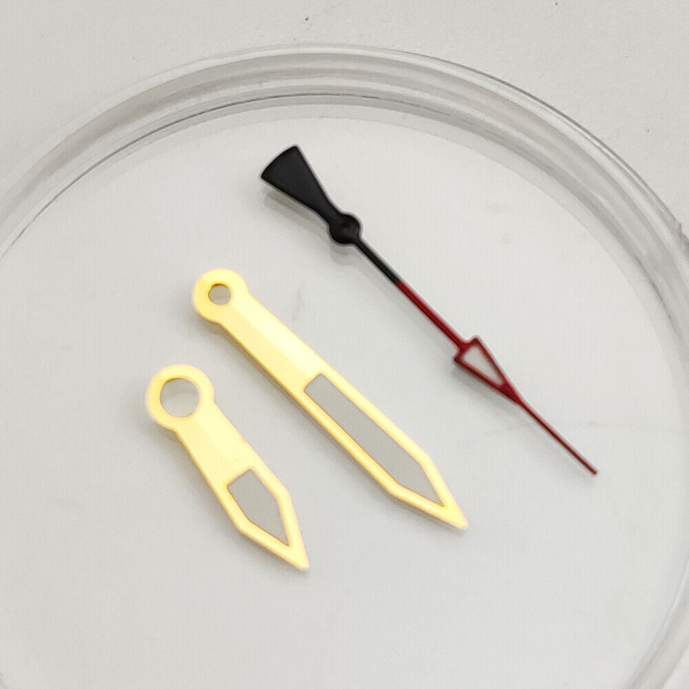 Uhr Hände 7.5*12*12,5 MM Goldene Grün Leuchtende Für NH35A/NH36A Bewegung