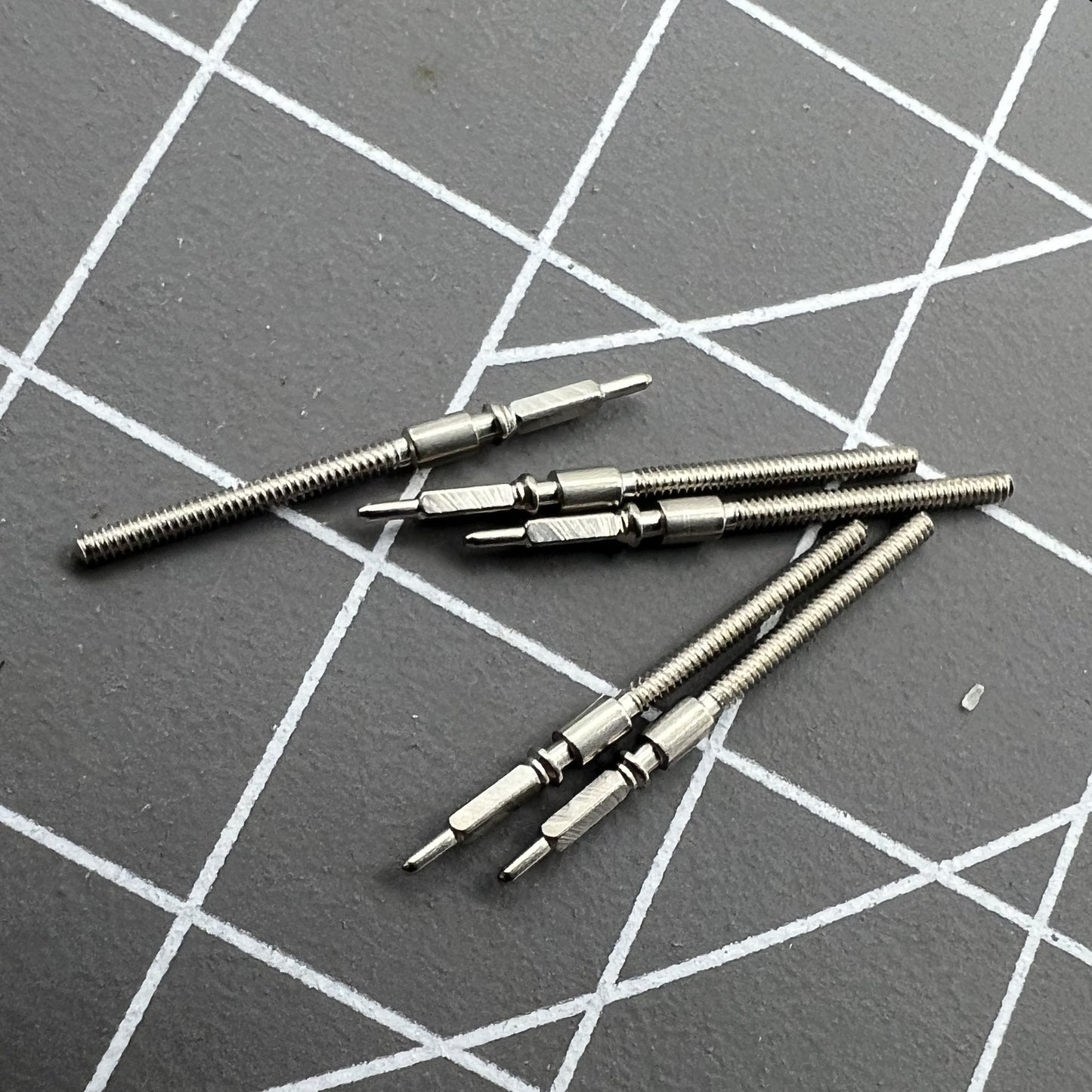 2 PIECES Watch Winding Stems Spare Parts Fit for ETA 2783 2784 2789 Movement