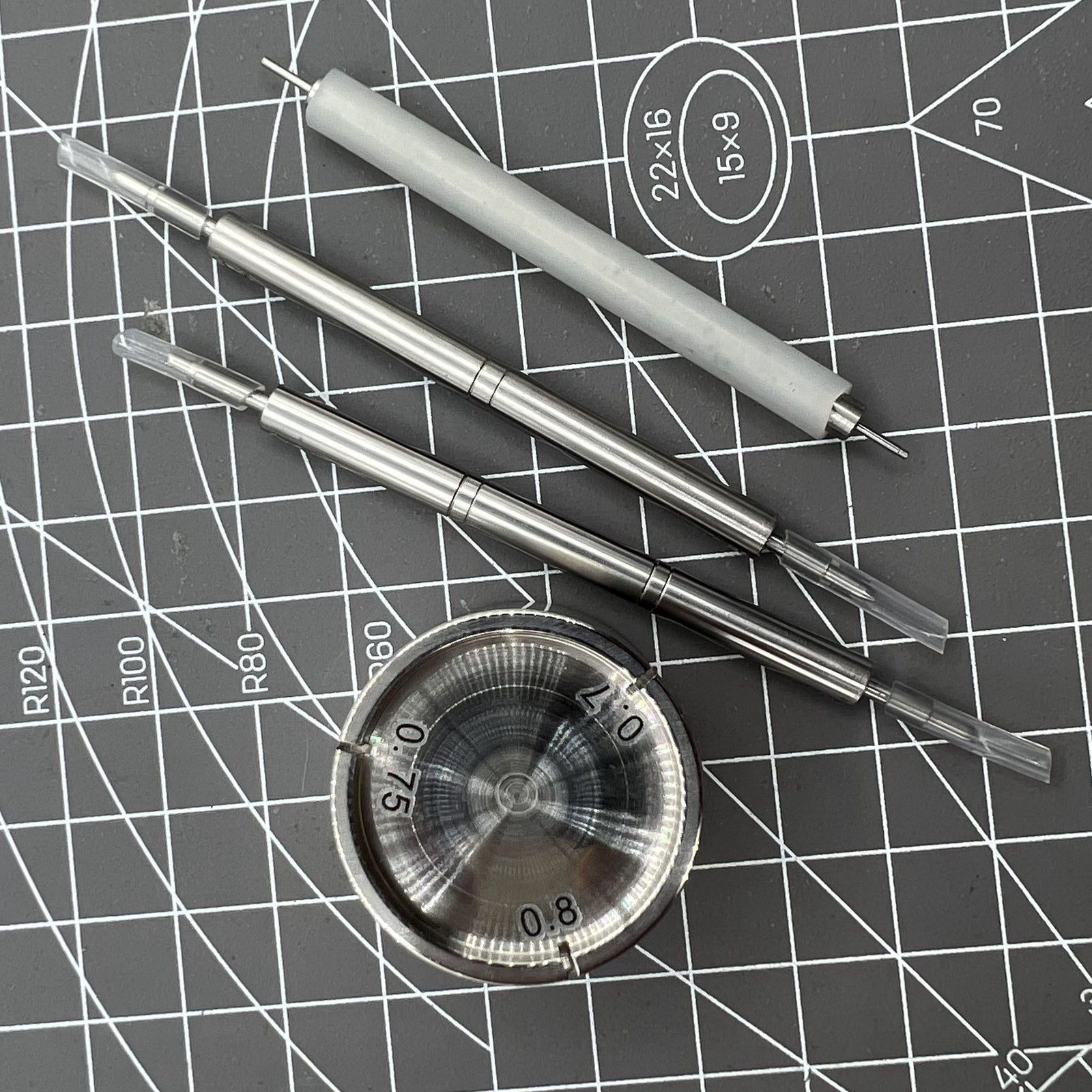 Balance Wheel hairspring remover tool, compatible with ETA 2824, 2671, 2892, NH35, NH36 movements for precise watch repair tasks.