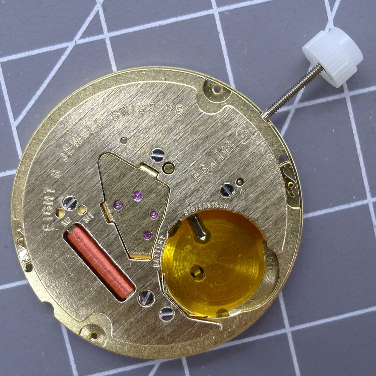 ETA E64.111 Watch Quartz Date@3 3 HANDS Swiss Movement Replacement of 255.112