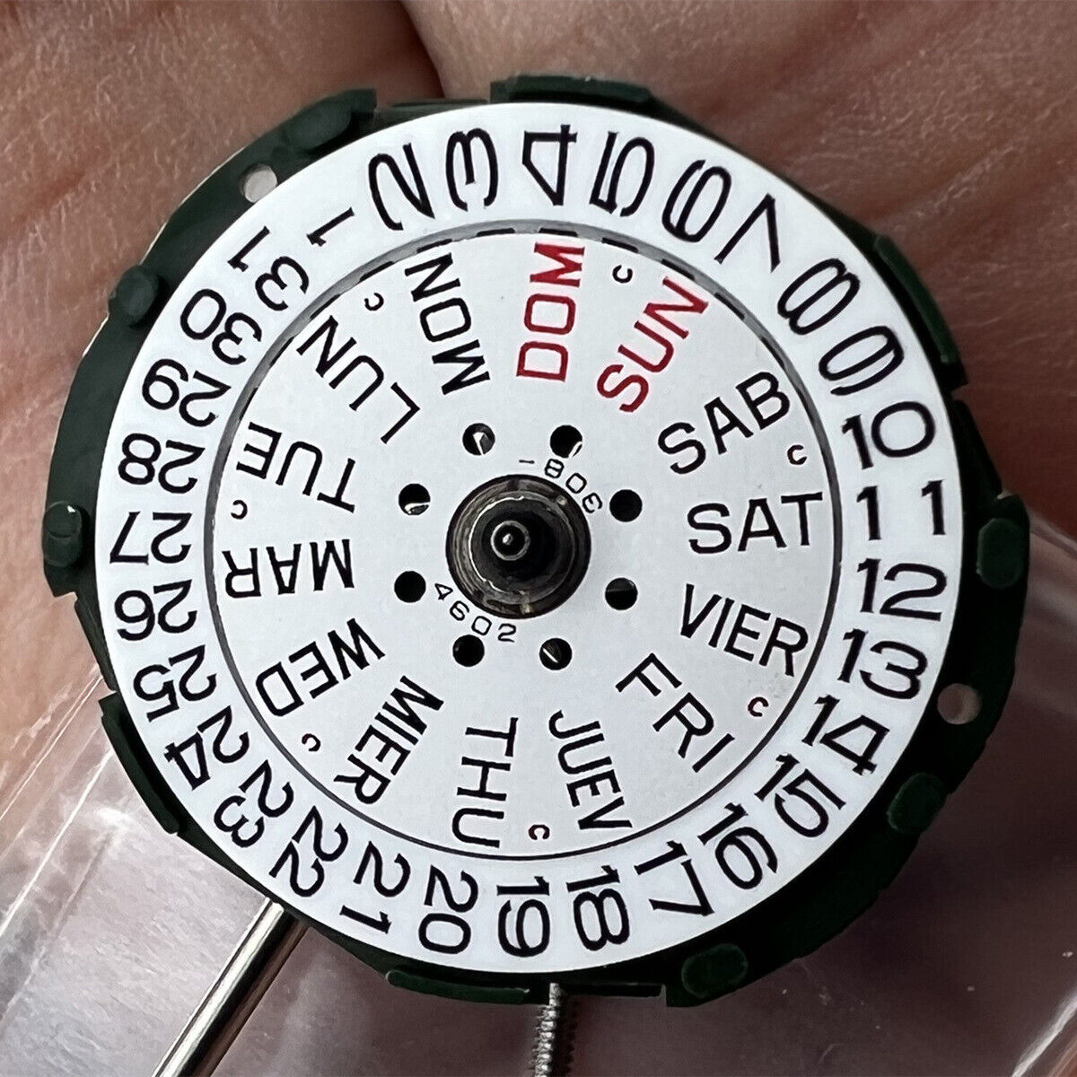 Miyota 2005 Japan quartz movement for precise watch accessory repairs and upgrades.