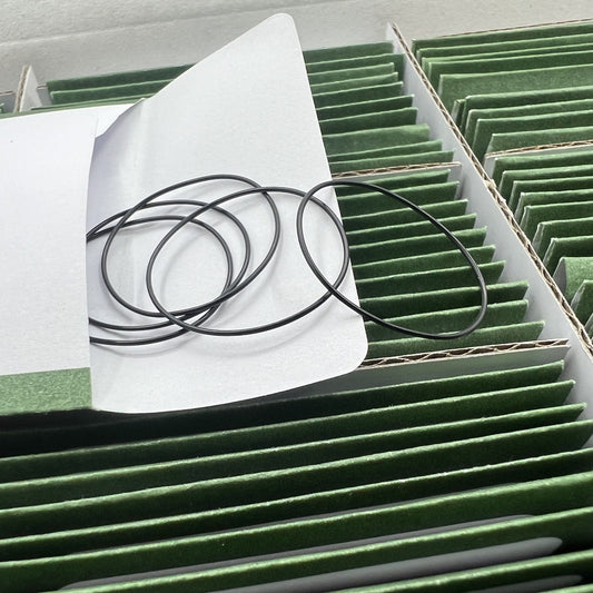 1000 Stück wasserdichte O Ring F Typ Dichtung Uhrenrückseite Wascherdichtung