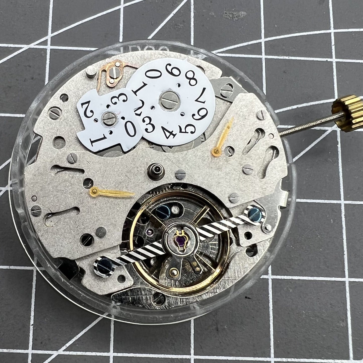 Automatic Mechanical Movement Reversed Balance Wheel Big Date At 12
