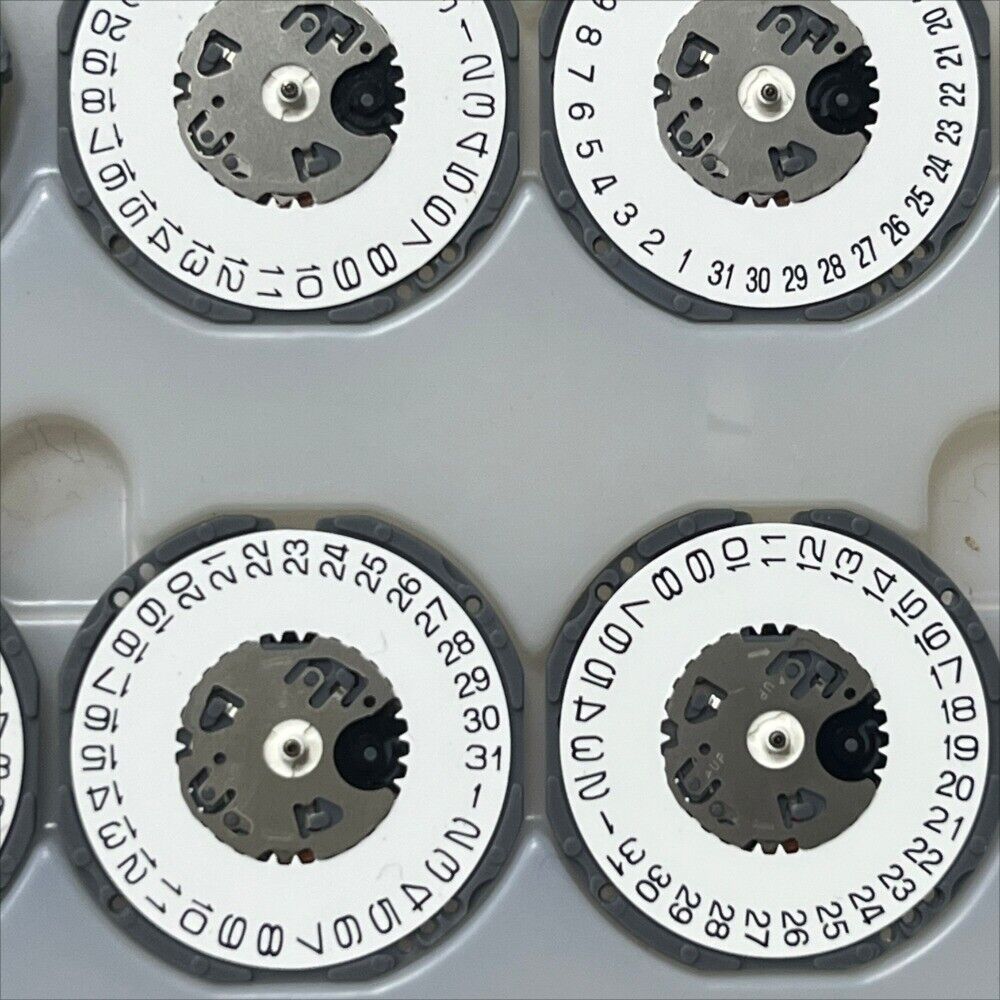 Japan Made Epson VJ32B quartz watch movement with single calendar at 3 o?clock for precise timekeeping
