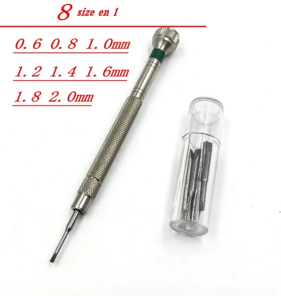 8 Size In 1 Torx Hex Precision Open Repair Screwdriver Set for Watch Cell Phone