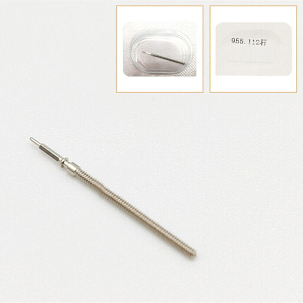 Swiss New Generic 10PCS watch winding stems for ETA 955.112/956.112 movements, precise replacement parts.