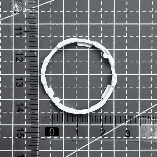 1. Plastic watch case spacer rings set, compatible with Miyota 8215 movement for secure fit.