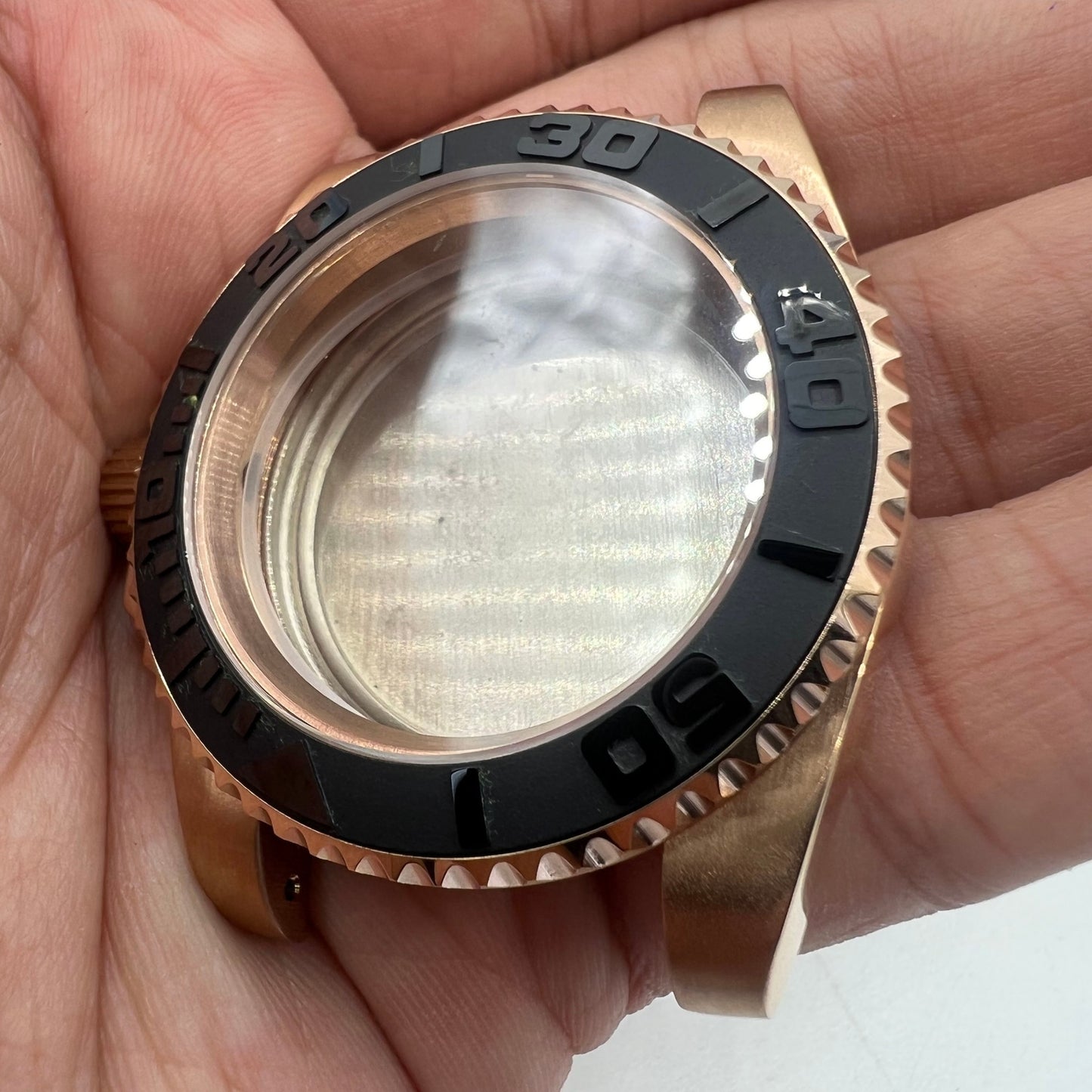 Watch Case Hardened Convex Bubble Mirror Case for NH35/NH36/NH39/ NH38 Movement
