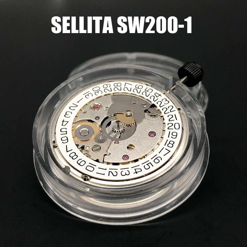 Original SW200-1 automatic mechanical watch movement, replacement for ETA 2824-2, reliable precision gear.