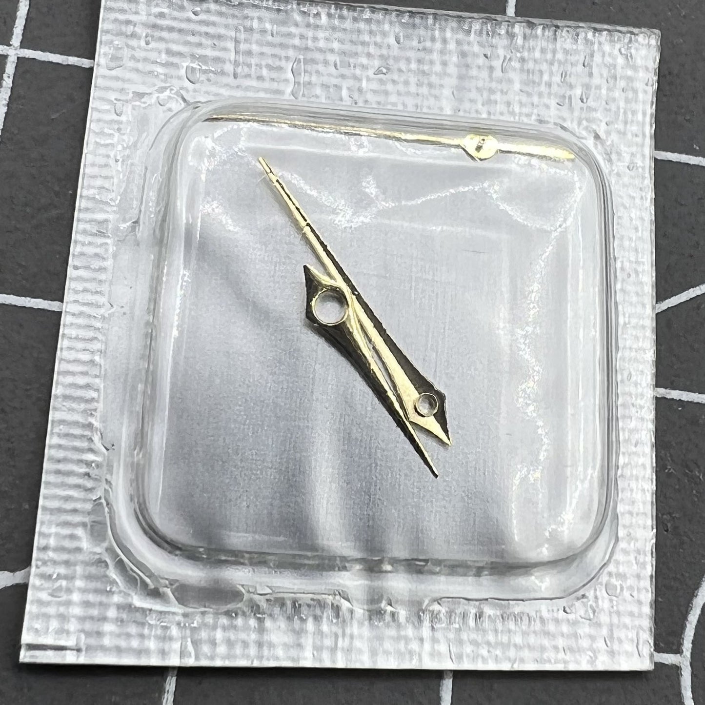 Golden watch hands set for Miyota 2035 movement, sizes 14mm, 13mm, 10mm, precise fit.