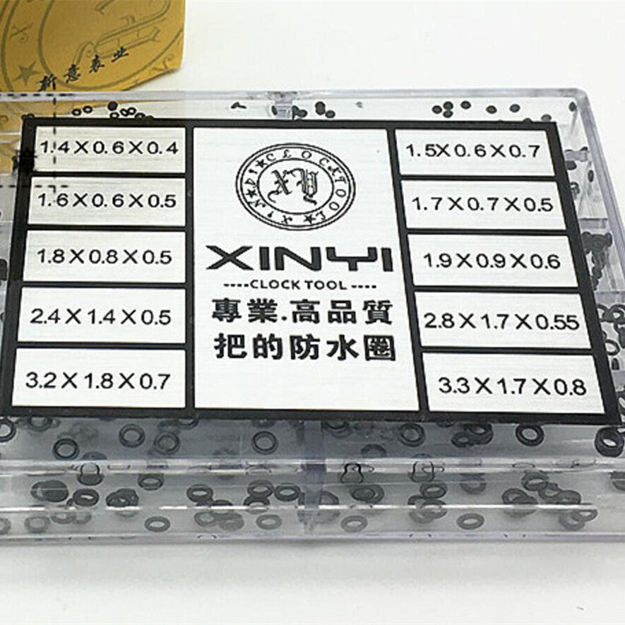 500Pcs/Box Rubber Watch Crown Waterproof Watch Seals O Ring Watch Gasket #2062