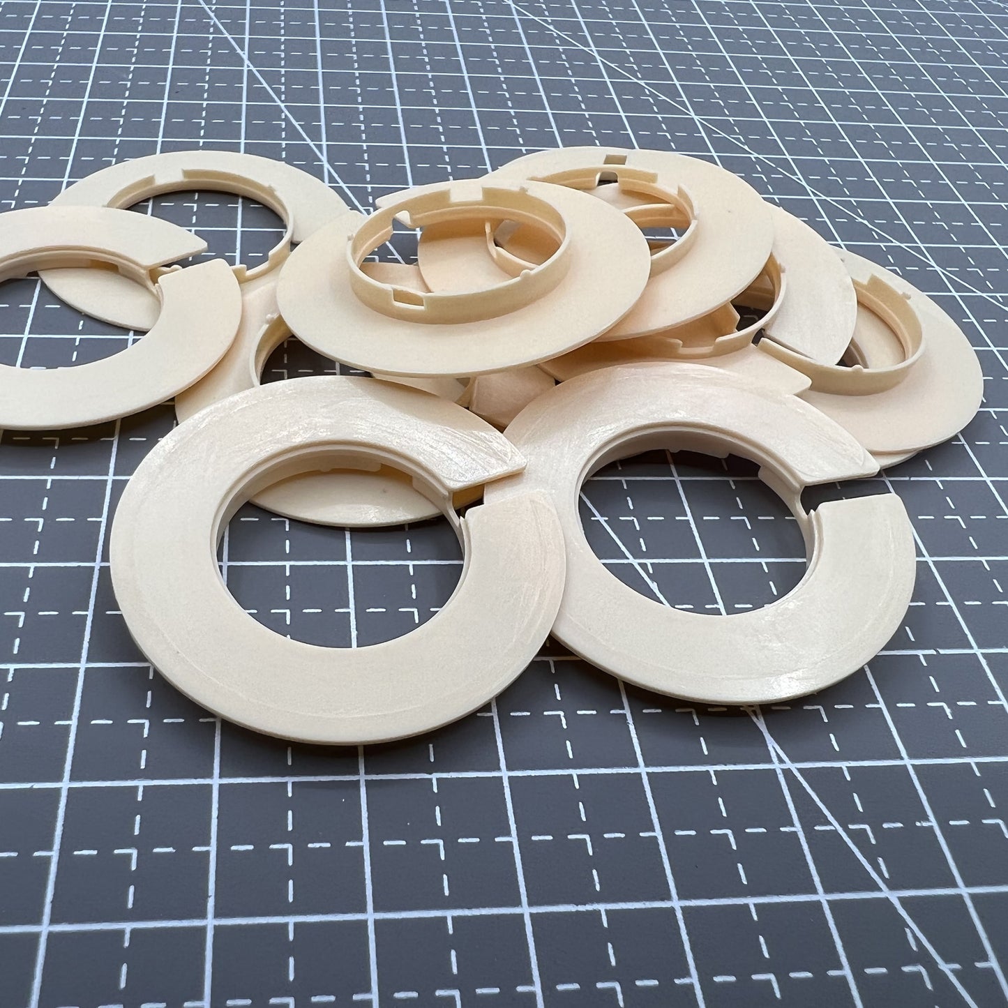 12 pièces 2 tailles de ligne entretoise de boîtier de mouvement support de bague de boîtier #T-676-TAILLE 8,75