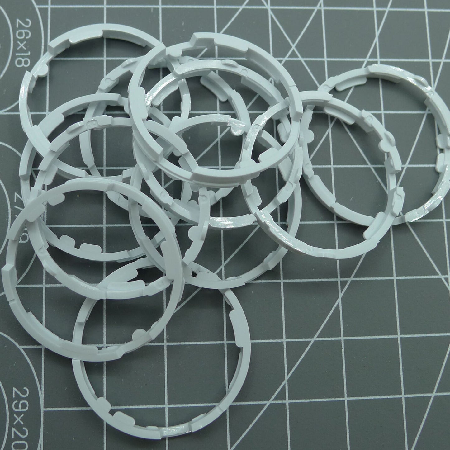 5x Plastic Watch Case Movement Cushion Mount Spacer Ring for Miyota 8200 Series