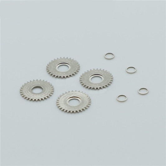Set of 4 brand new generic crown wheels for China 7120 movement watches, precise replacement parts