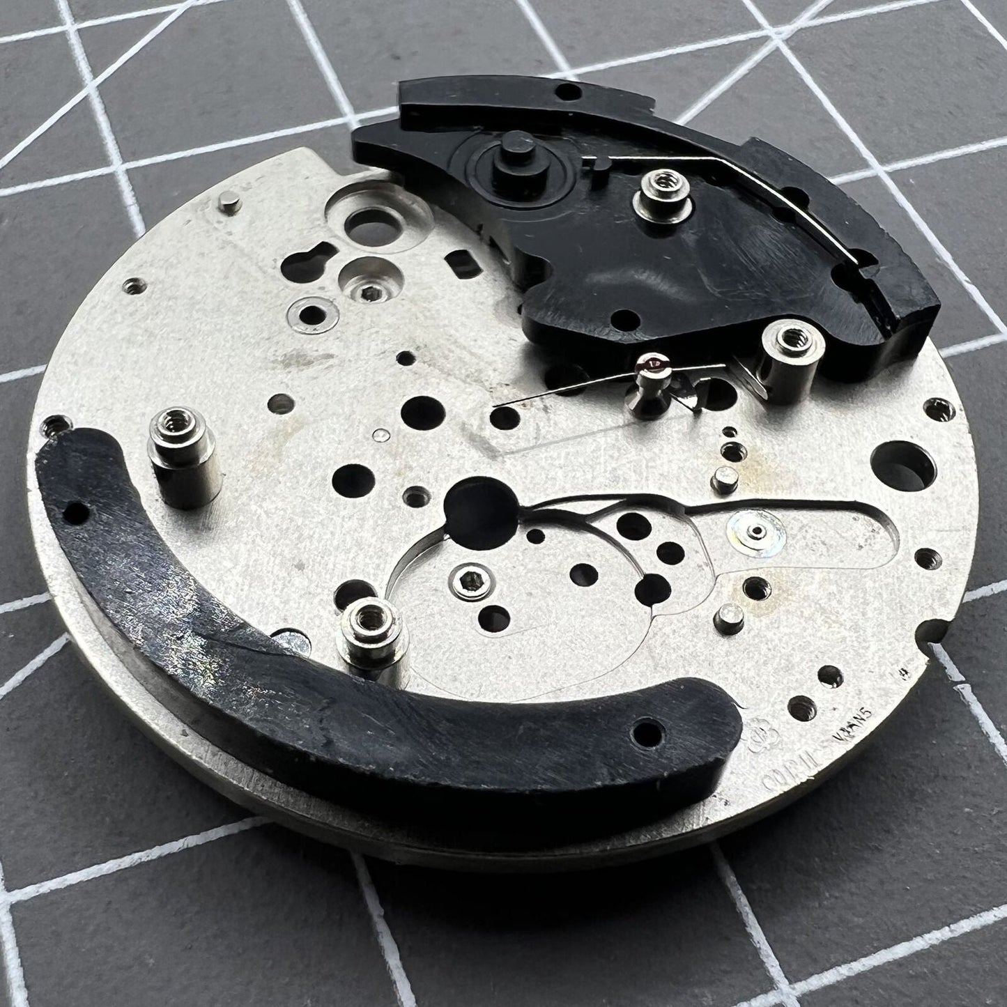 Main Wheel Bridge Splint for ETA C01.211 movement, precision watch repair component.