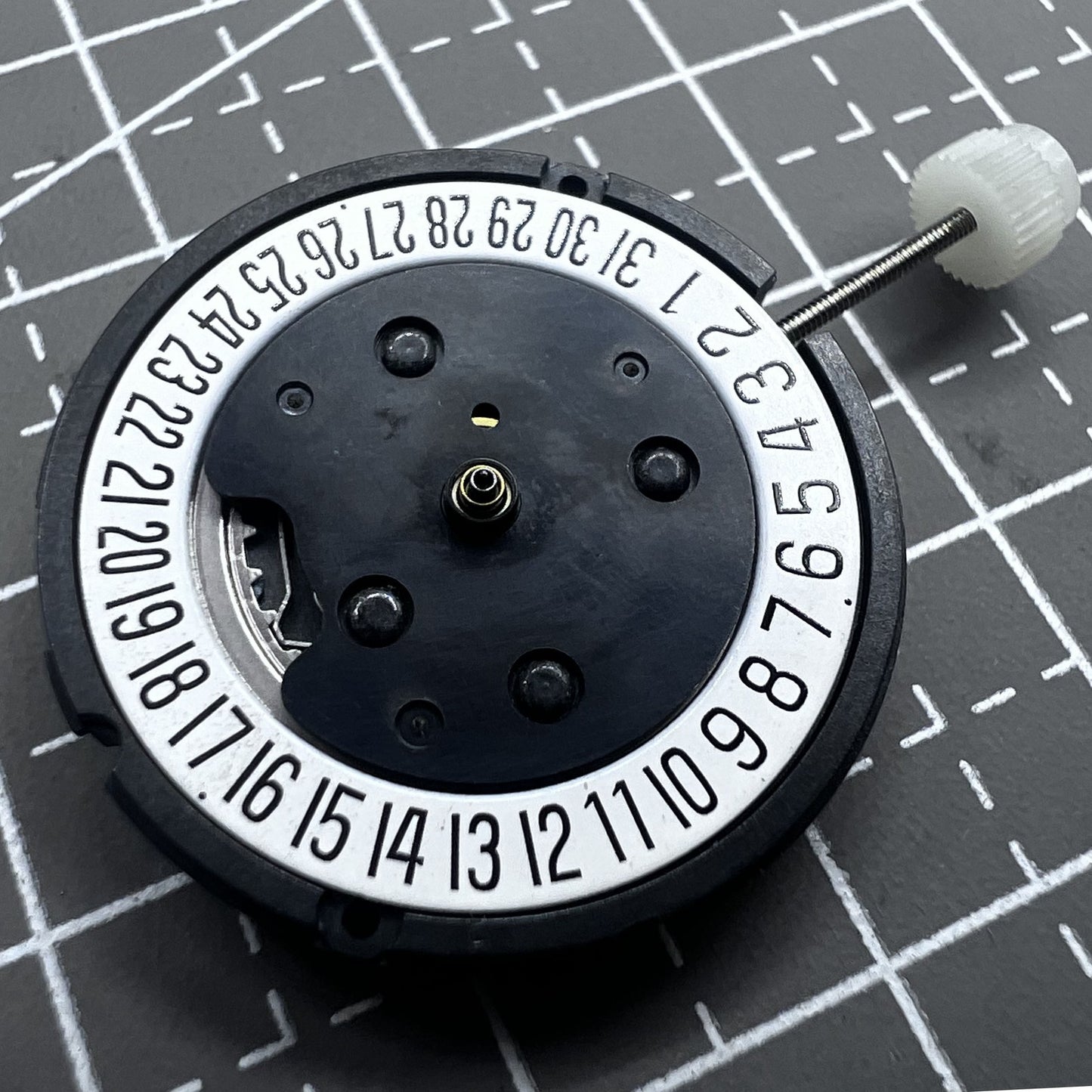Swiss ETA804.192 Quartz watch movement with date display at 6 o'clock for precise timekeeping