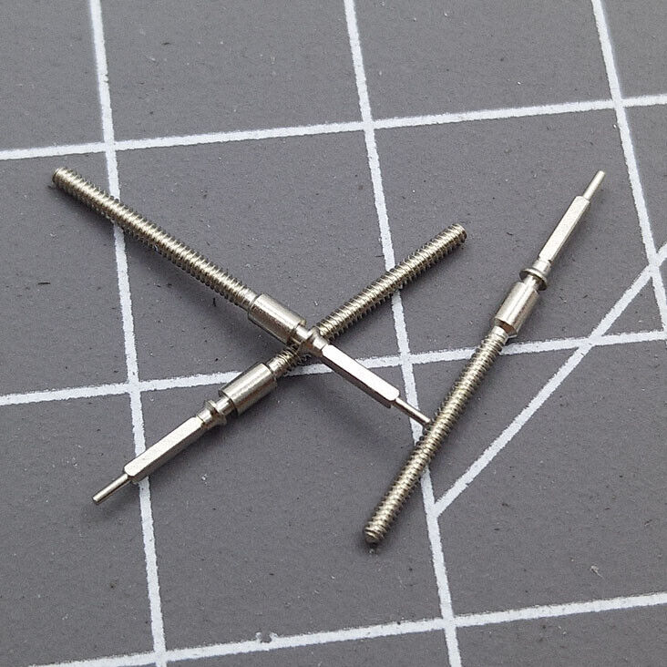 Set of 3 ST25 watch winding stems for Seagull 2503-2505 movements, precise fit, reliable winding by Seagull.