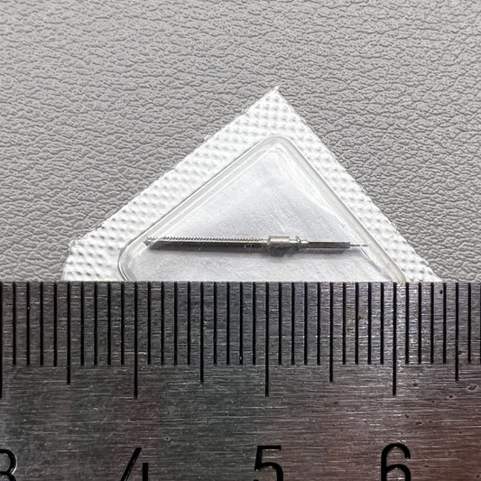 Set of 2 watch stems for ETA C01.211 mechanical movement, precision fit for repairs and replacements.