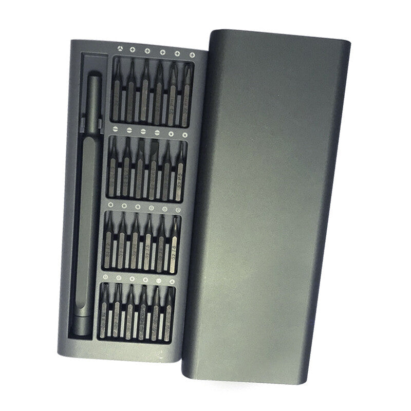 24-in-1 watch repair multi-tool set with magnetic alloy screwdrivers, precise and durable.