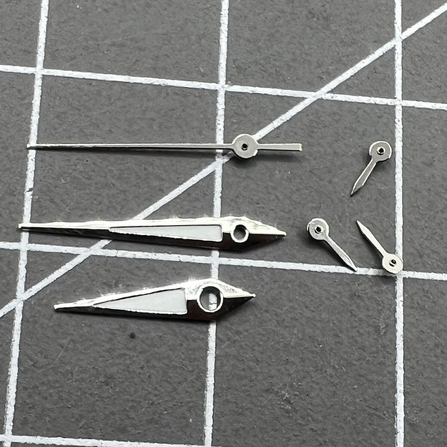 Aiguilles de montre 11,5 mm, garniture argentée, vertes et lumineuses, pour VX3J, VX9J, VX7J, VX3N, VX9N, VX42