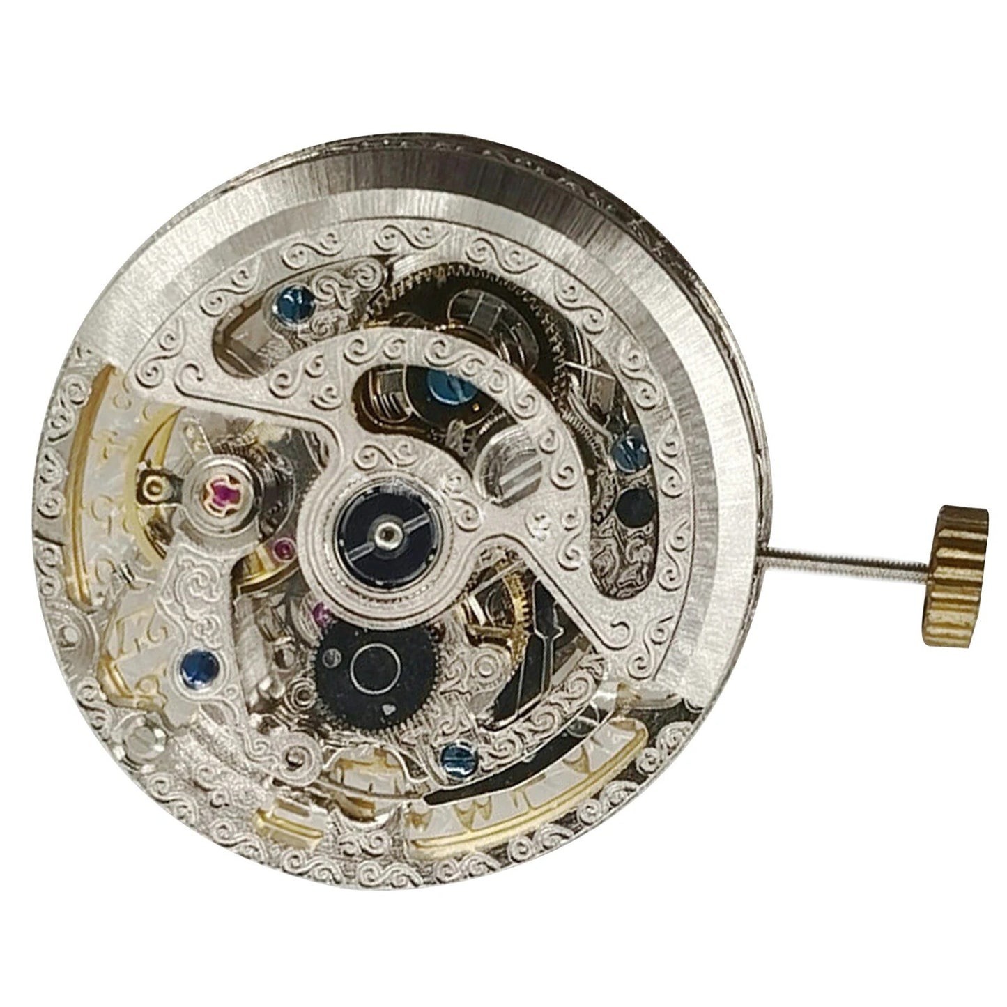 Black Hollow 2189 automatic watch accessory with precision mechanical movement by China Made brand, ideal for watch enthusiasts.