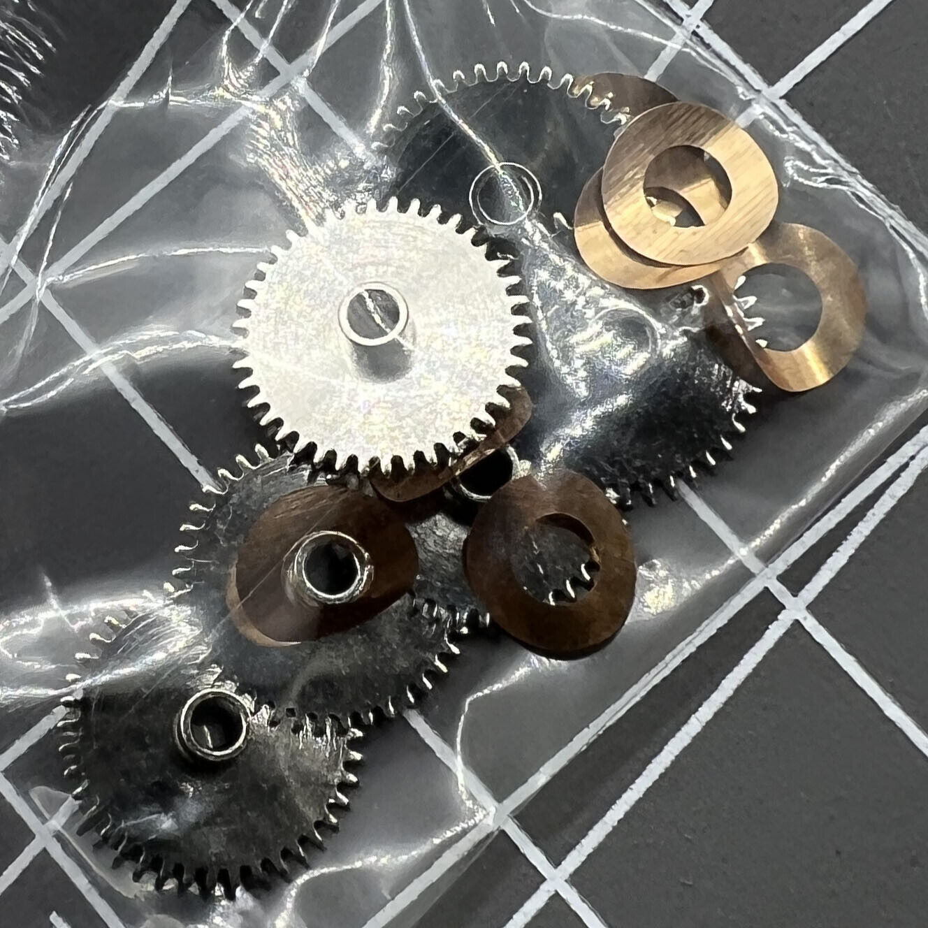 1 ensemble/pack roue des heures + pont de train adapté au mouvement Seagull ST3600 ETA6497