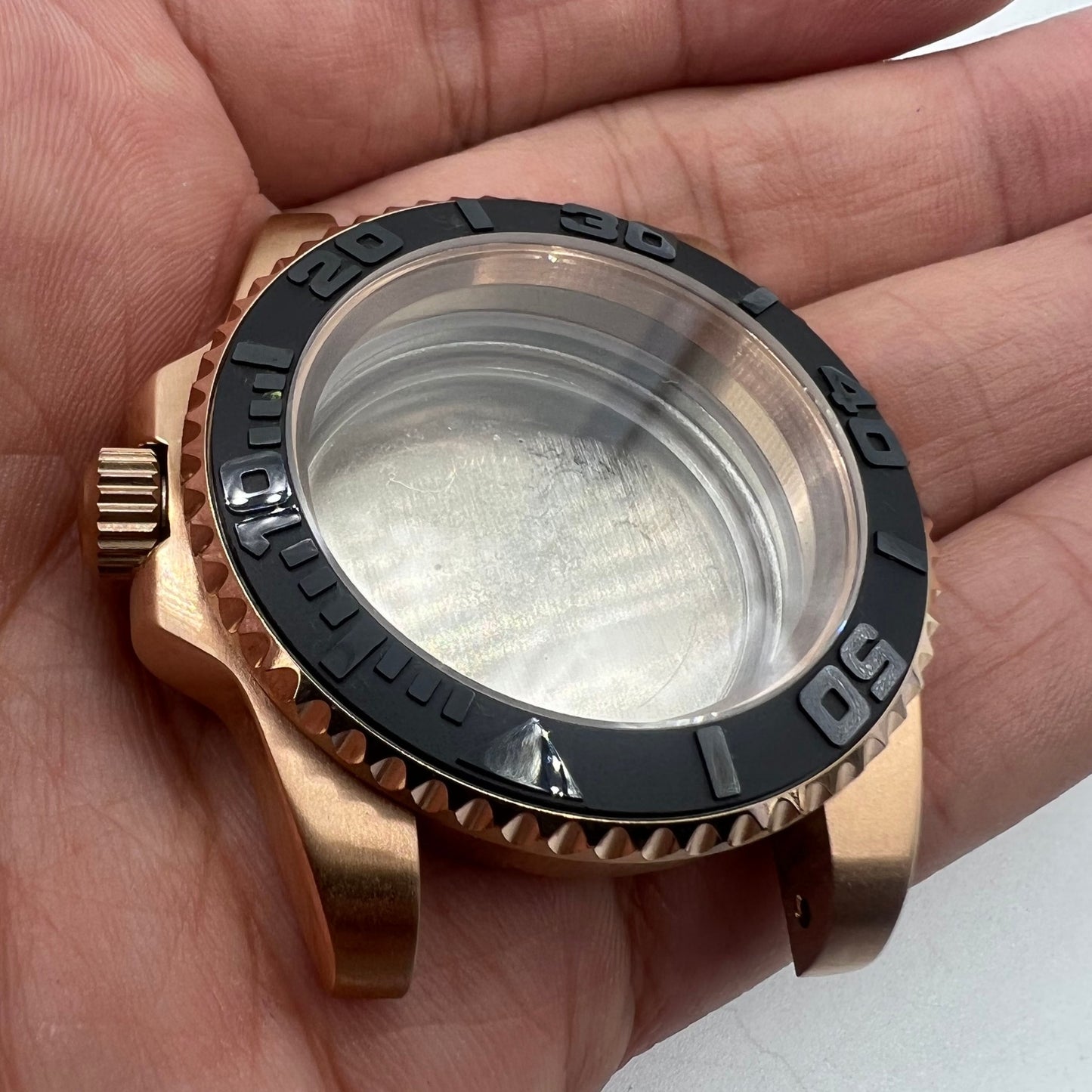Watch Case Hardened Convex Bubble Mirror Case for NH35/NH36/NH39/ NH38 Movement