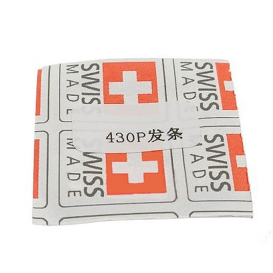 Swiss Made 430P mainspring for mechanical watch movement, reliable power source.