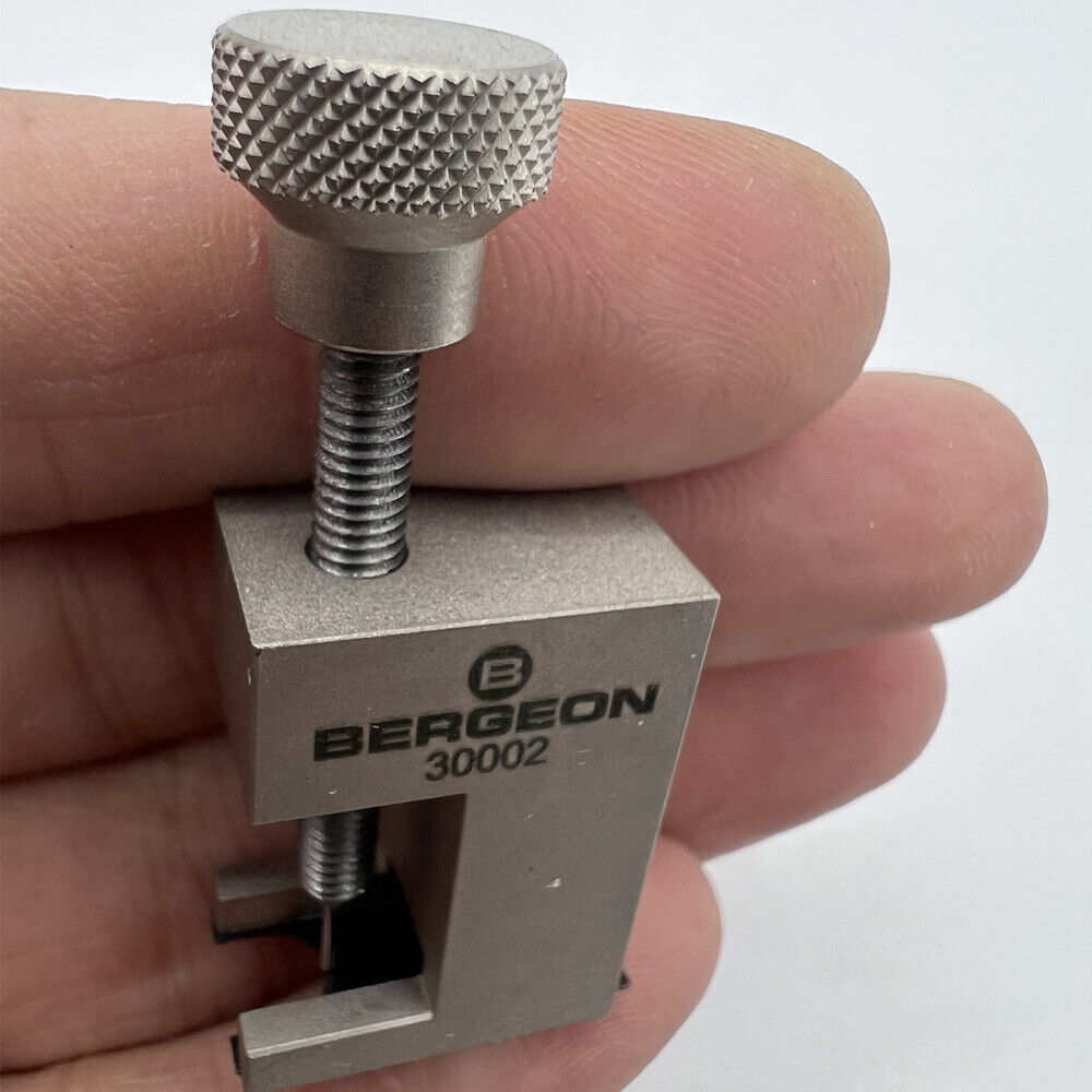 Bergeon 30002 precision hand remover for clocks, durable tool for watchmaking and repair tasks.