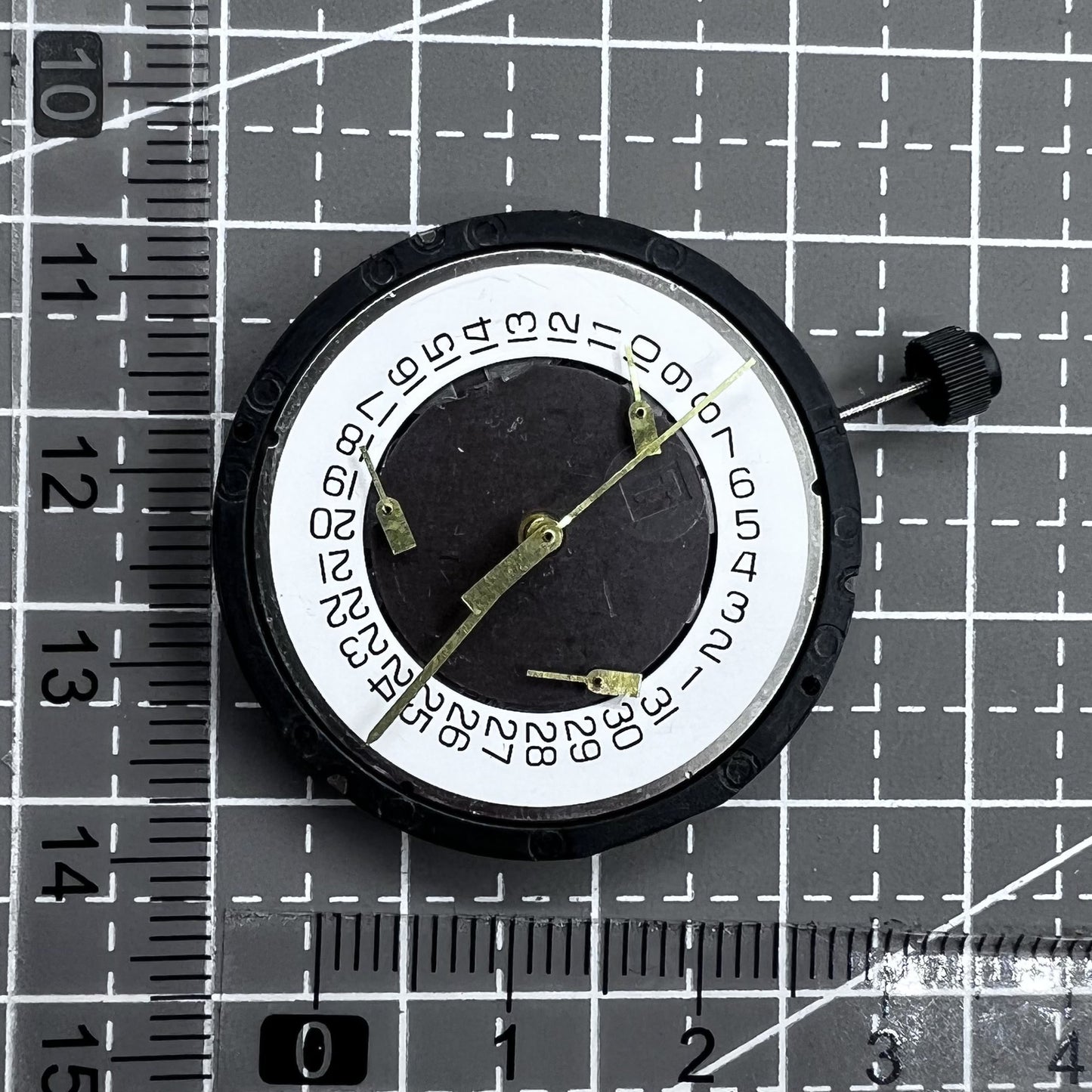 Swiss ETA G10.711 Quartz Movement 6 Hands Replace G10.712 Date At 4