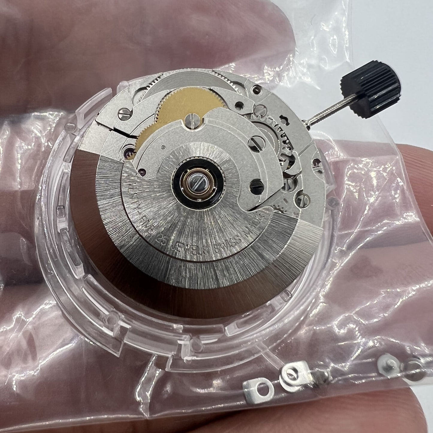 Silbernes Day Date ETA2836-2 Geneva V8 zertifiziertes mechanisches Uhrwerk, echtes Schweizer