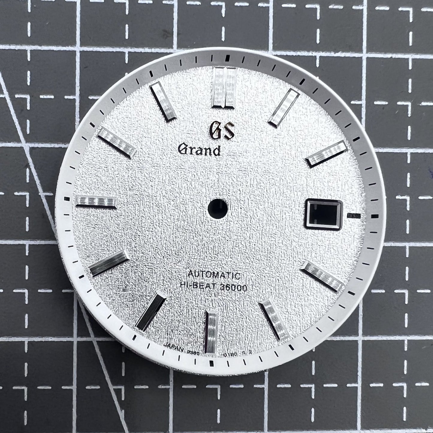 Modified Silver Datejust Watch Dial 33mm Without Lume for Movement NH35 NH36