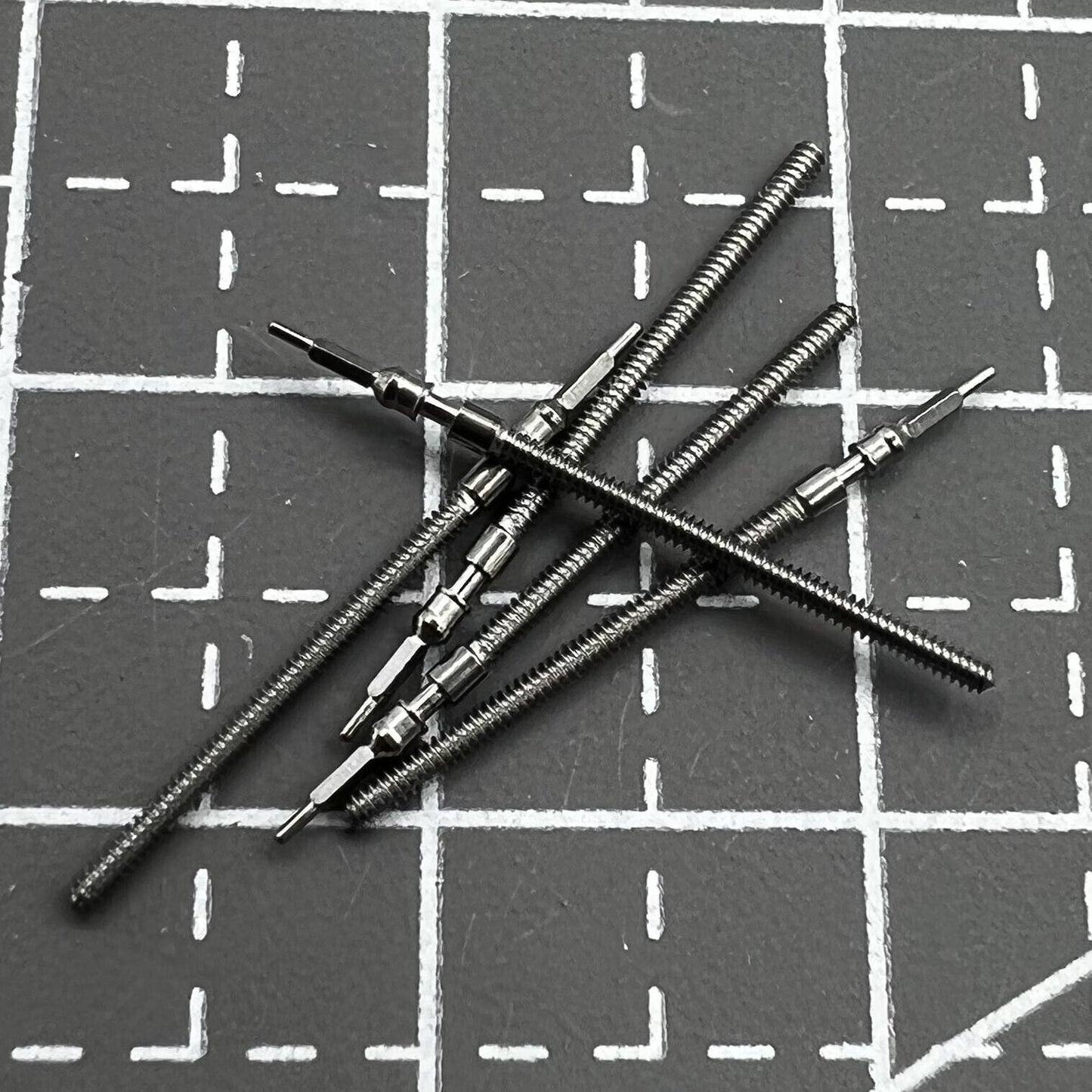 2 PIECES Watch Winding Stems Fit for Movement Miyota 2005/2105/2305/2350