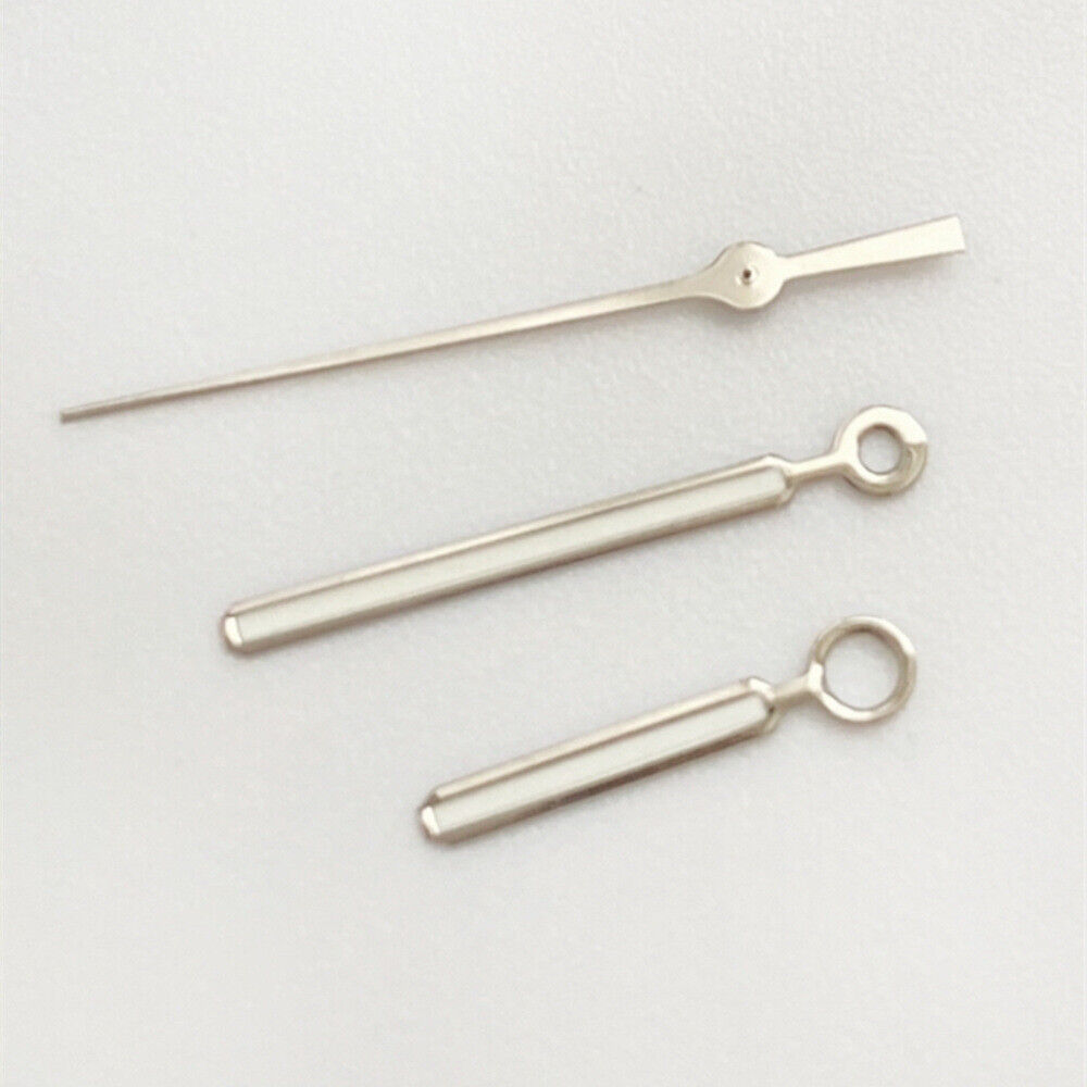 Uhrzeiger Grün Leuchtend Silber Trim AP für NH35 NH36 SKX007 SBBN Bewegung