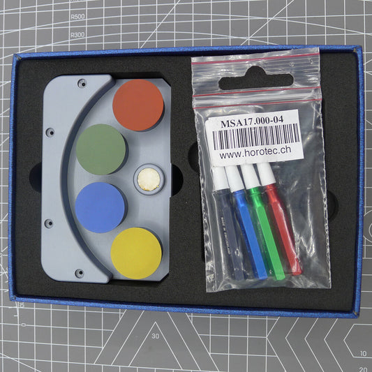 MSA17.000-04 die-cast alloy oil cup stand with 4 containers for precise watch repair.