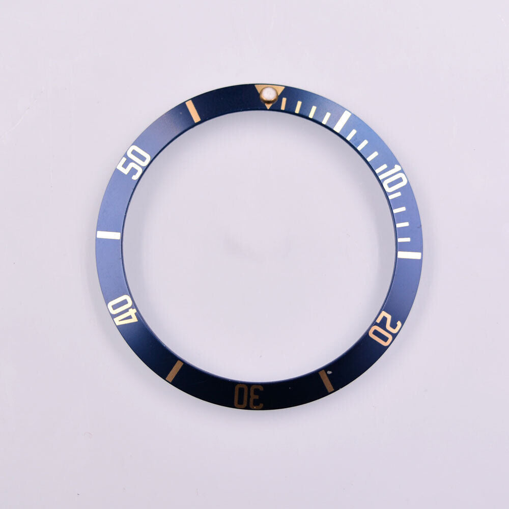 39,5 mm Aluminium-Lünetteneinsatz für Taucheruhren, passend für automatische SUB/GMT-Uhren