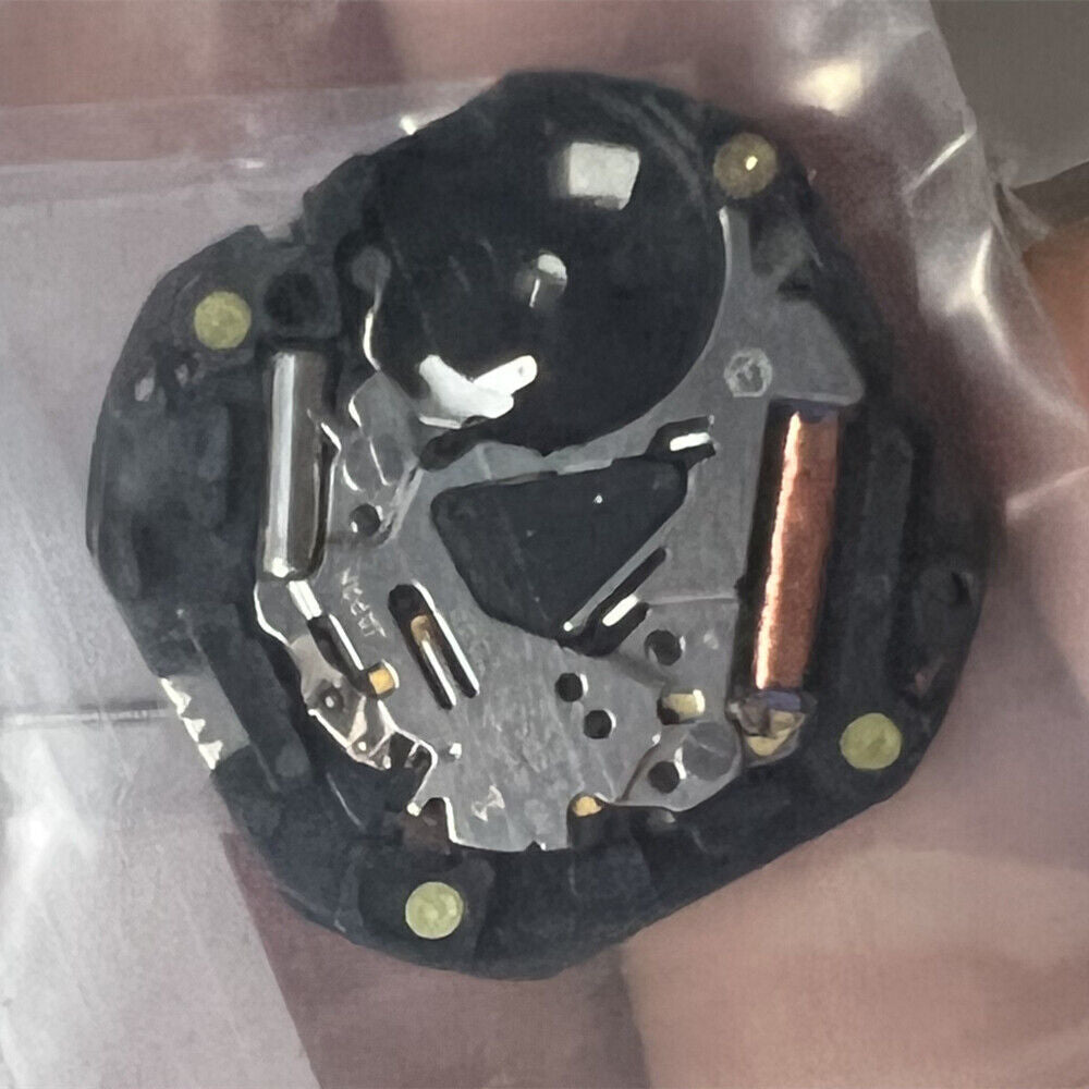Hattori Epson VX3J quartz watch movement, precision Japan-made mechanism for accurate repair and replacement.