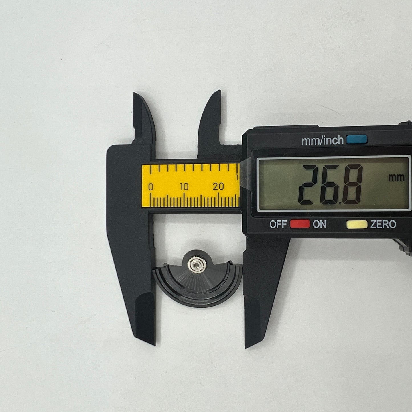 Black Sea Wave carved rotor, designed for Miyota NH35 NH36 watch movements, enhancing precision and style.