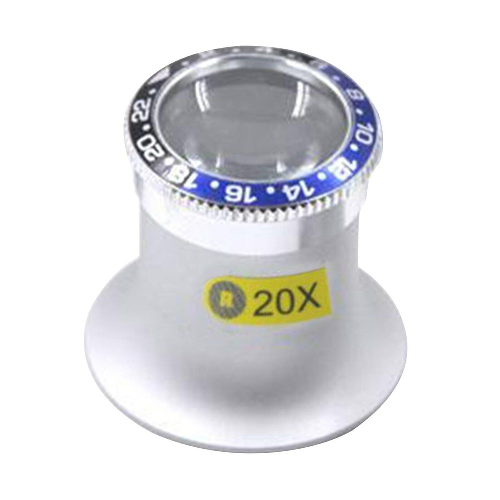 3X 5X 10X 20XJewelers Loupe Magnifier Glass Premium Aluminum Magnifying Eye Loop