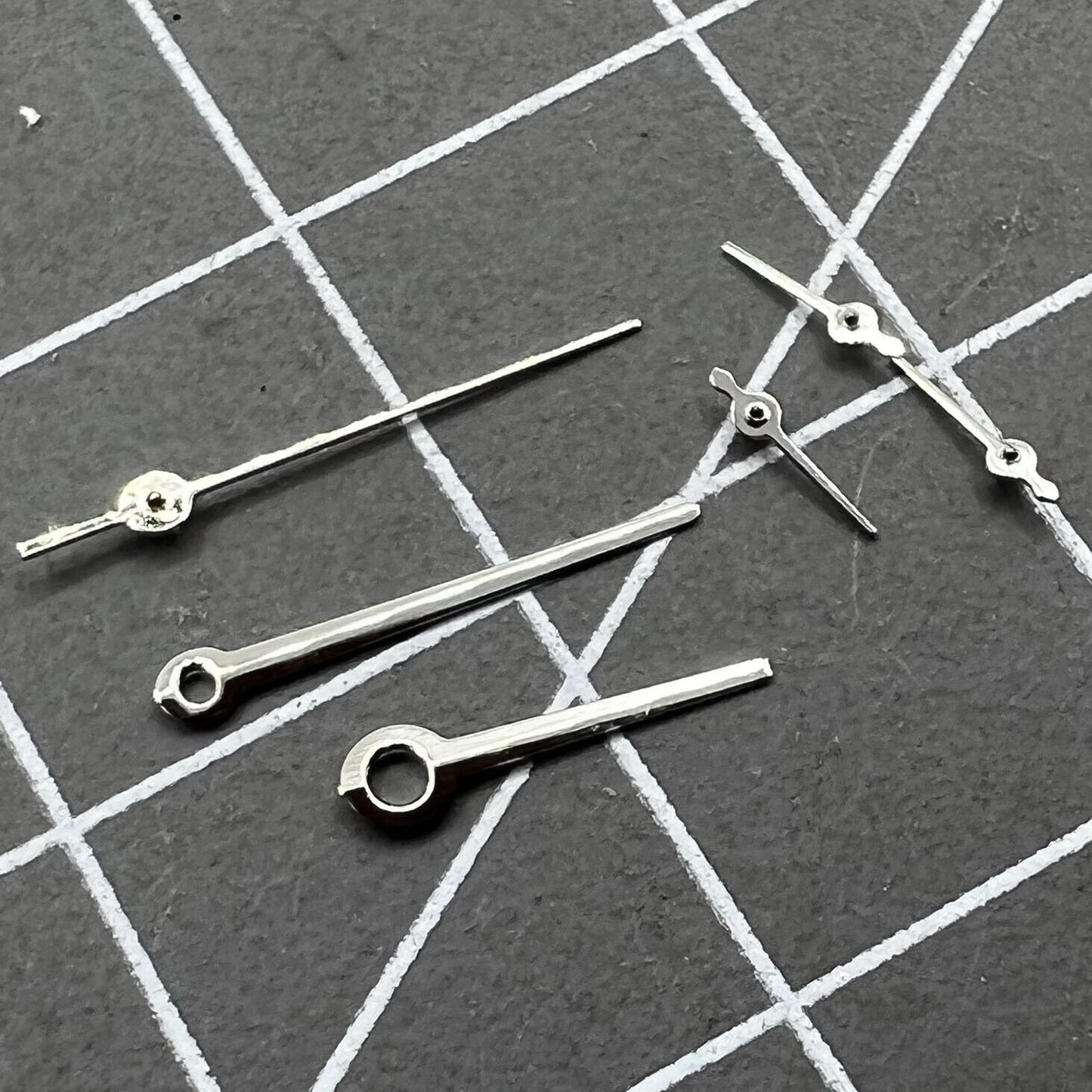 Aiguille de montre 10,5 mm avec garniture argentée sans luminescence pour mouvement VX3J VX9J VX7J VX3N VX9N VX42