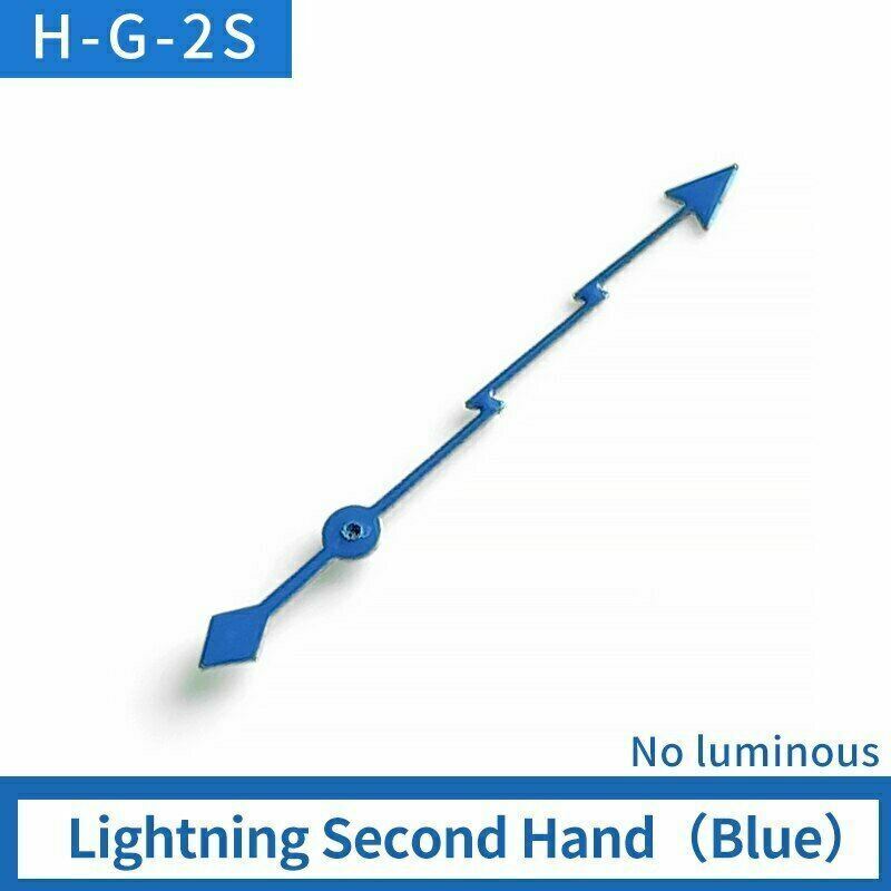Lightning-style second hand for SKX007 and SKX009 watches, precise fit, non-luminous design.