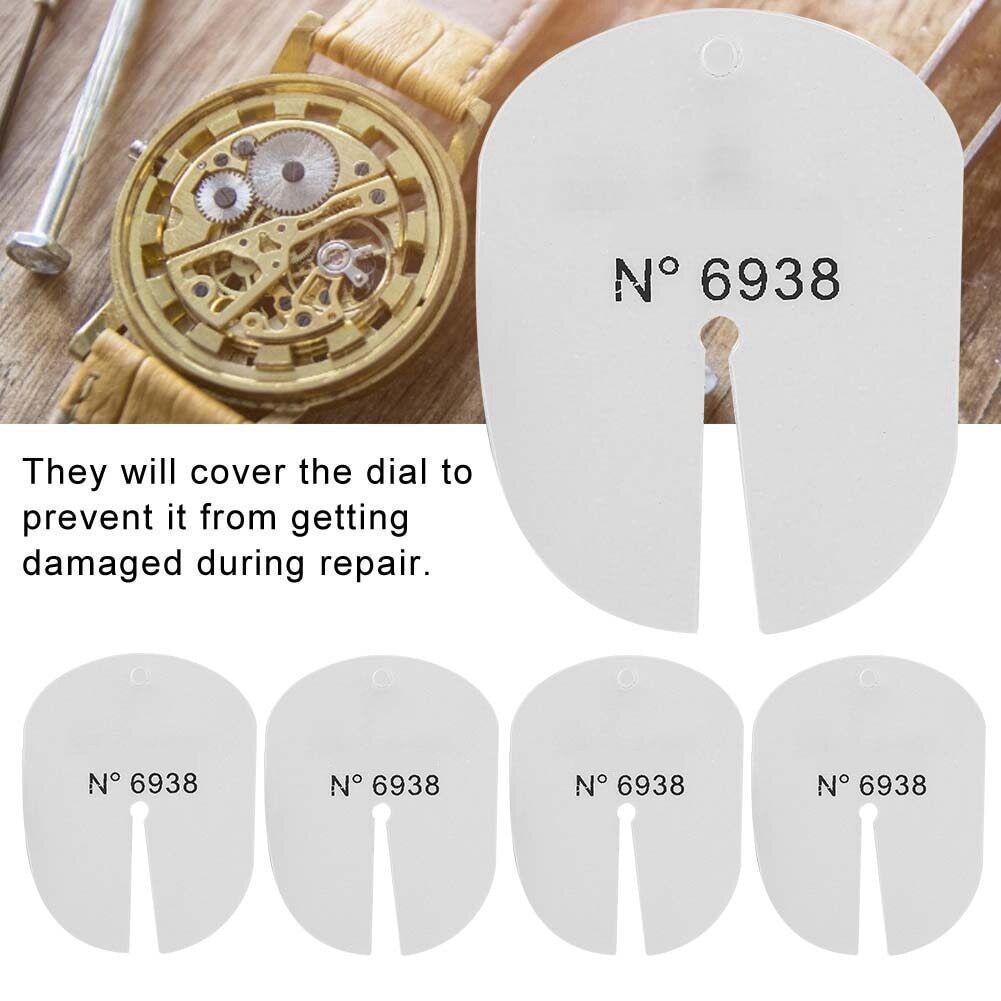 5-piece watch dial protector covers for safe and damage-free hand removal.