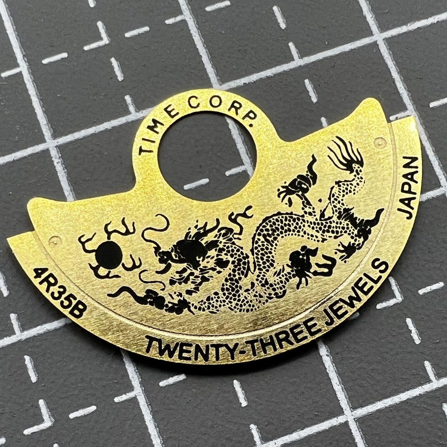 Masse oscillante Dragon Zodiac Golden Rotor pour Seiko NH35 NH36 4R35